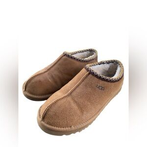 UGG Mens Tasman Sheepskin Tan Suede Slip-On Slippers Sz 42 9